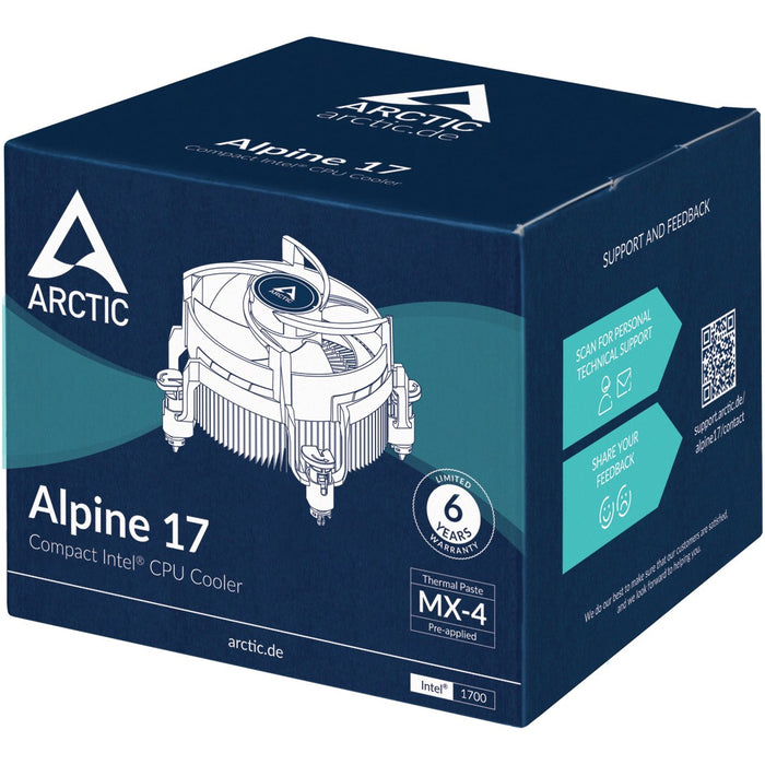 K Cooler Intel Arctic CPC Intel Alpine 17 | 1700
