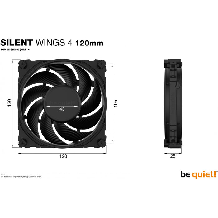 Custom Gaming Desktop PCs - Ireland - GAMEFORCE.IE-  120mm Be Quiet! SILENT WINGS 4 PMW