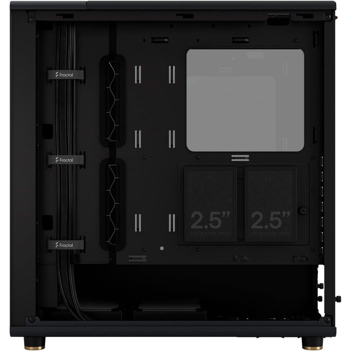 Midi Fractal Design North Charcoal Black Window Clear