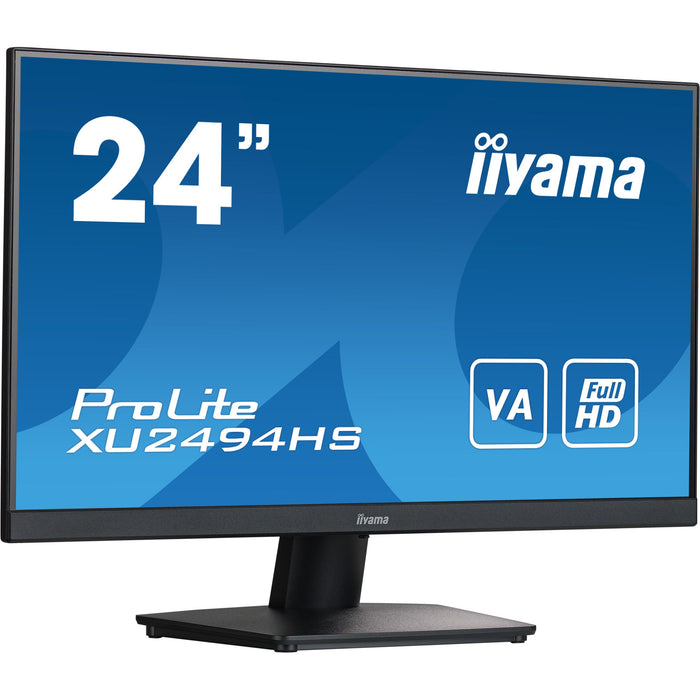 5cm (1920x1080) iiyama ProLite XU2494HS-B2 16:9 4ms HDMI DisplayPort VESA Speaker FullHD Black