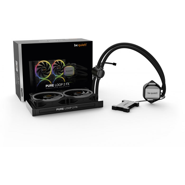 K Cooler Wasserkühlung be quiet! Pure Loop 2 FX 240mm ARGB Water Cooler 2 x Light Wings 120mm PWM High Speed