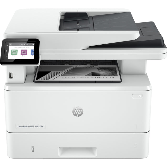 L HP LaserJet Pro MFP 4102DW S/W-Laserdrucker 3in1 40S.Min/ A4 LAN WLAN ADF Duplex