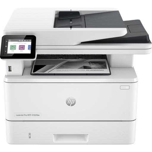 L HP LaserJet Pro MFP 4102FDW S/W-Laserdrucker 4in1 40S./Min. A4 LAN WLAN ADF Duplex