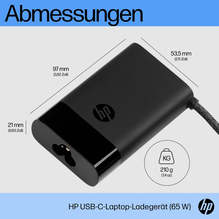 N HP 65W USB-C Netzteil 115/230V