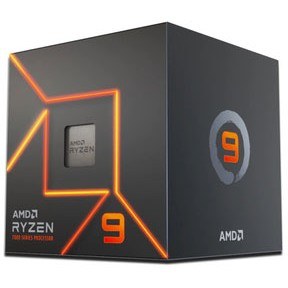 CPUs - AMD AM5 Ryzen 9 7900 Box 4,0GHz MaxBoost 5,4GHz 12xCore 24xThreads 76MB 65W RGB Wraith Prism Cooler