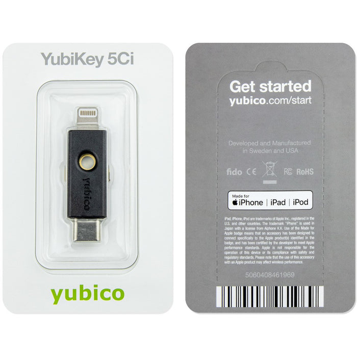 YubiKey 5Ci USB-C/lightning