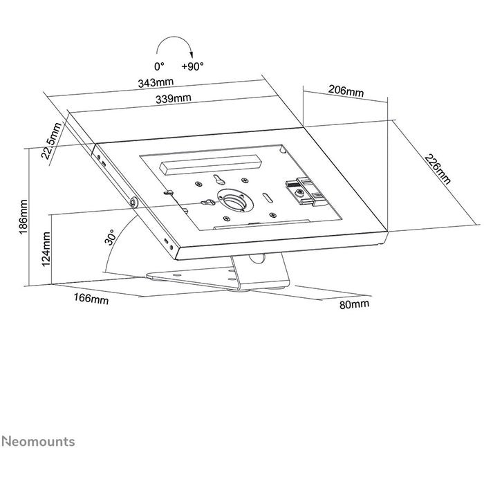 Tablet-Tisch-/Wandhalterung für 9