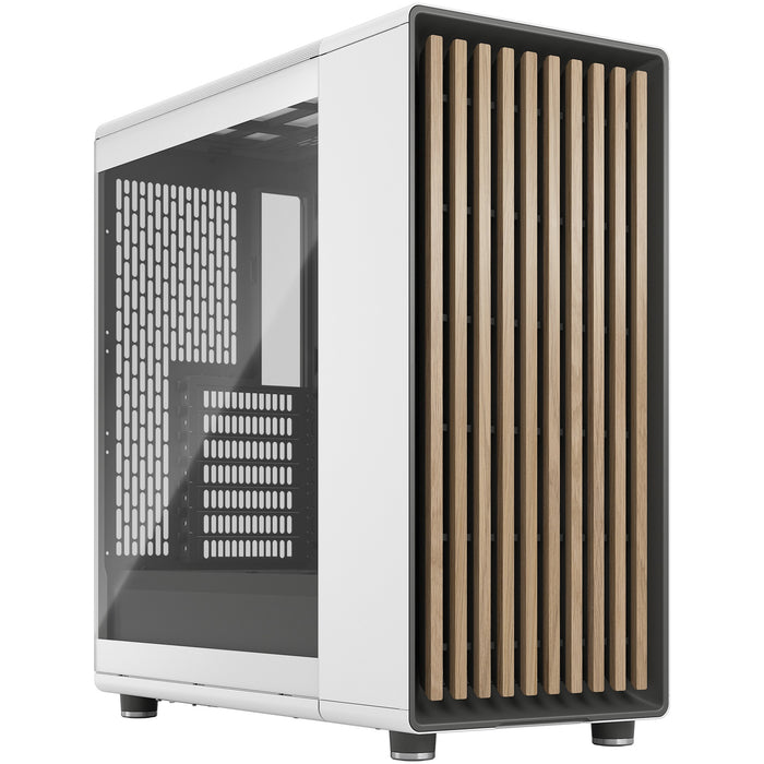 Midi Fractal Design North Chalk White Window Clear