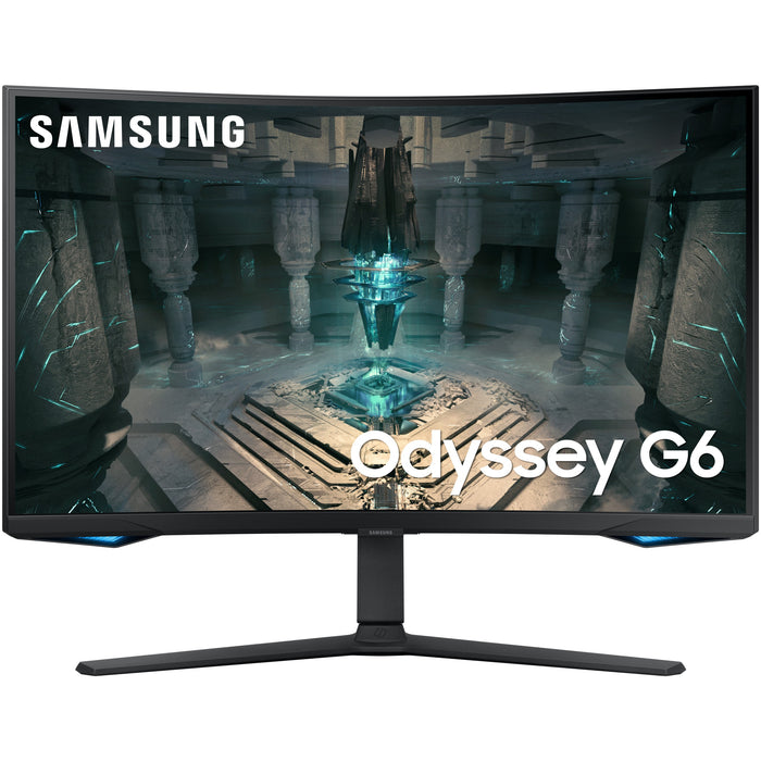 3cm/32'' (2560x1440) Samsung Odyssey G6 S32BG650EU 16:9 1ms 2xHDMI DisplayPort VESA Pivot Speaker QHD 240Hz Curved Gaming Black