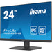 61cm/24'' (1920x1080) Iiyama XU2493HS-B5 16:9 4ms IPS HDMI DisplayPort VESA Speaker FullHD Black