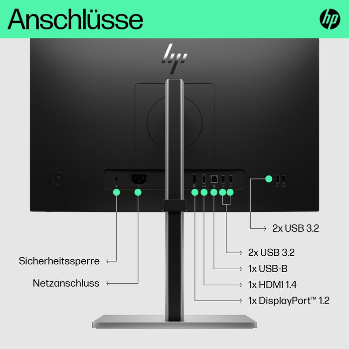 Custom Gaming Desktop PCs - Ireland - GAMEFORCE.IE-  54,6cm/21,5'' (1920x1080) HP E22 G5 IPS HDMI DP Pivot Full HD