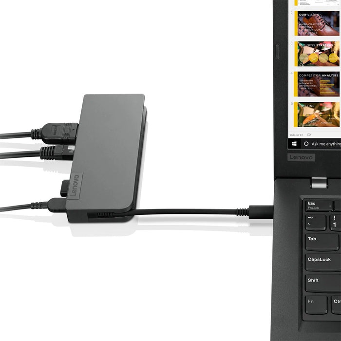 D Lenovo Powered USB-C Travel Hub Dockingstation