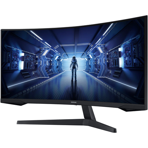 86cm/34'' (3440x1440) Samsung Odyssey C34G55TWWP Curved 21:9 1ms 144Hz HDMI DisplayPort VESA Ultra WQHD Black