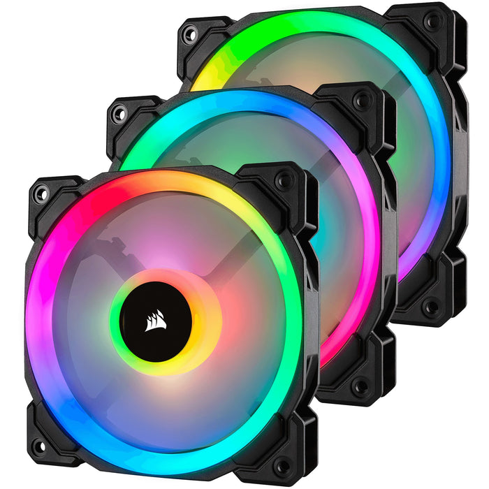 120mm Corsair LL120 RGB dual LED 3 Stück