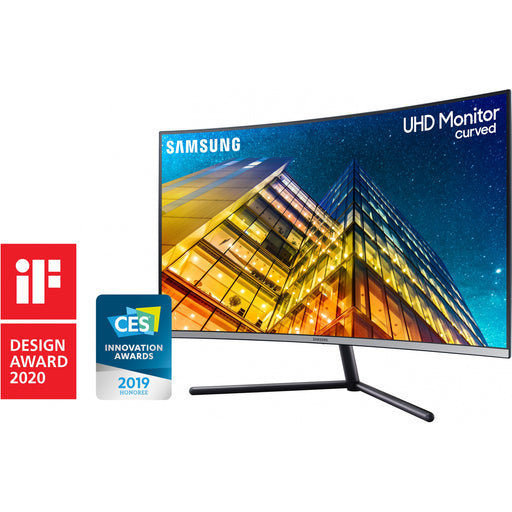 3cm/32'' (3840x2160) Samsung U32R590CWP 16:9 4ms Curved 60Hz HDMI DisplayPort 4K Ultra HD Grey/Blue