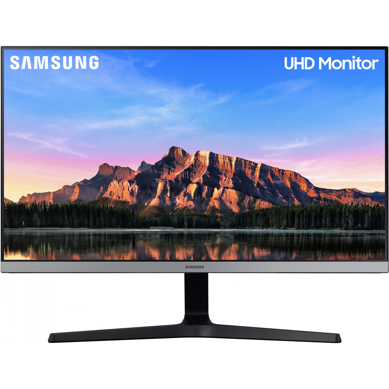 70cm/28'' (3840x2160) Samsung U28R550UQP UR55 Serie 16:9 4ms IPS 2xHDMI DisplayPort VESA 4K Dark Grey/Blue