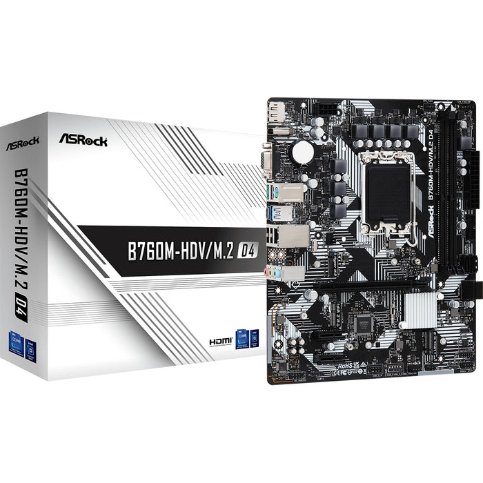 1700 ASRock B760M-HDV M.2 DDR4