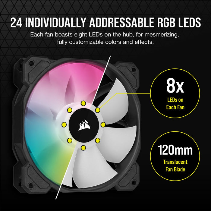 120mm Corsair iCUE SP120 RGB ELITE