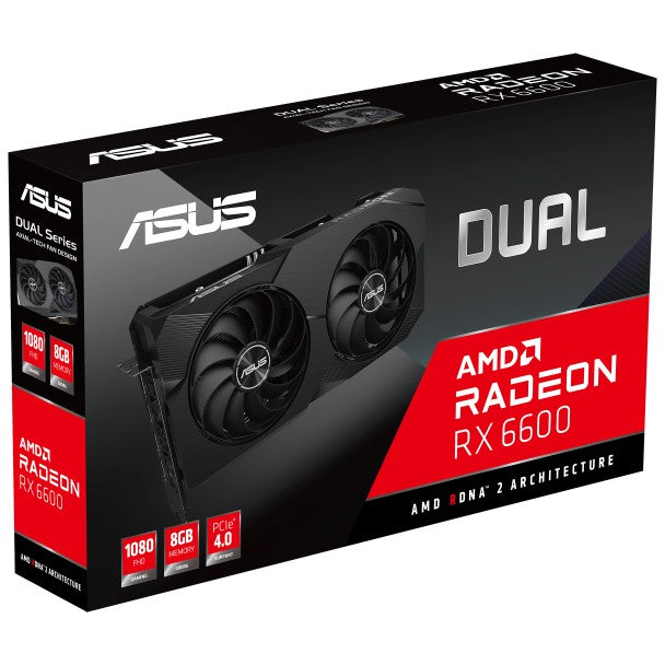 RX 6600 8GB Asus Dual V2 GDDR6