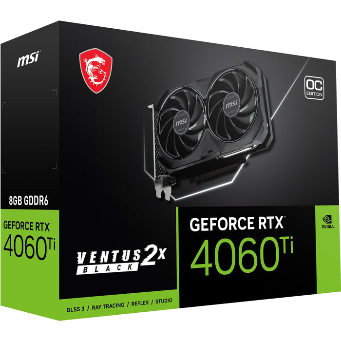 RTX 4060 Ti 8GB MSI Ventus 2X Black OC GDDR6