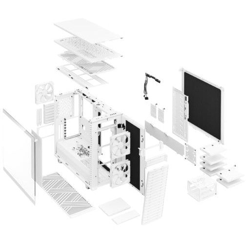 Midi Fractal Design Define 7 White Window