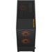 Midi Fractal Design Pop Air RGB Orange Core TG Clear Tint