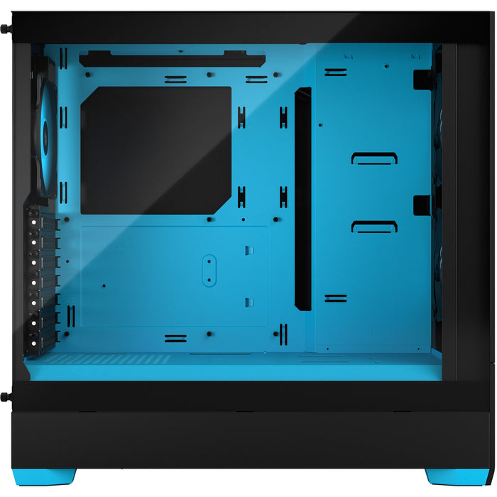 Tower Fractal Design Pop Air RGB Cyan Core TG Clear Tint