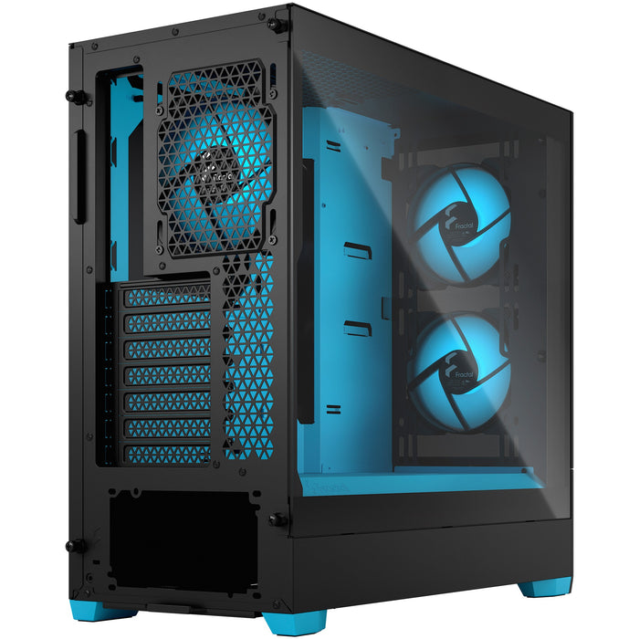 Tower Fractal Design Pop Air RGB Cyan Core TG Clear Tint