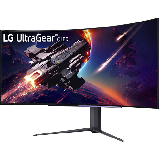 Custom Gaming Desktop PCs - Ireland - GAMEFORCE.IE-  114,3cm/45" (3440x1440) LG UltraGear 45GR95QE-B 21:9 WQHD OLED Curved Gaming 240Hz 0,03ms HDR10 HDMI DP USB Black