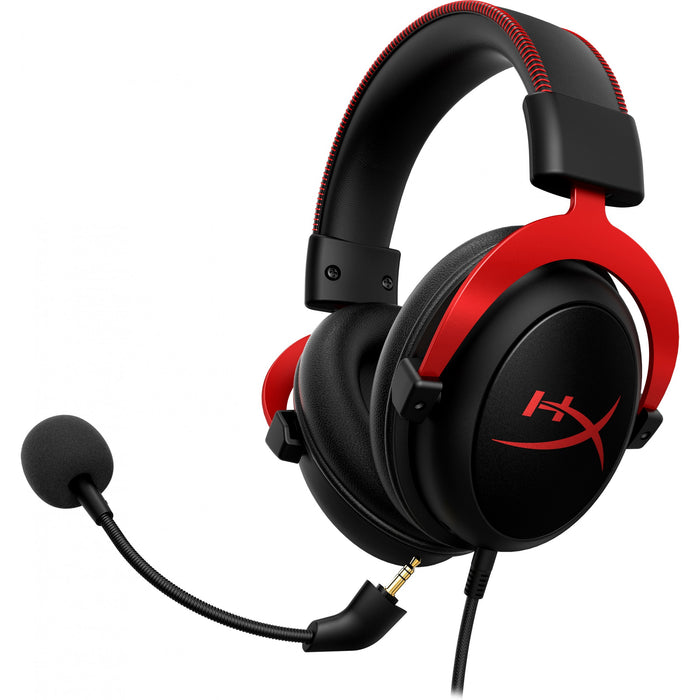 HP HyperX Cloud II Gaming Headset/7.1 Sound/Over-Ear - schwarz/rot