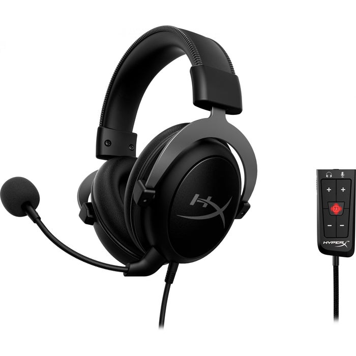 HP HyperX Cloud II Gaming Headset/7.1 Sound/Over-Ear - schwarz/Gun Metal