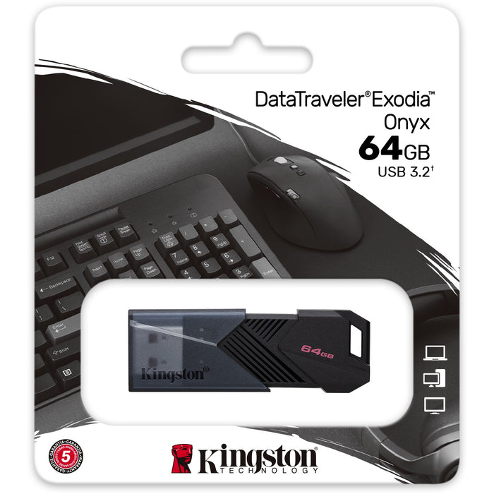 STICK 64GB USB 3.2 Kingston DataTraveler Onyx Black