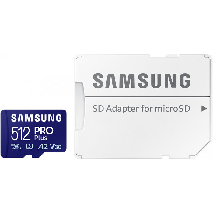 CARD 512GB Samsung PRO Plus microSD UHS-I U3 Full HD 4K UHD