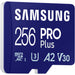 CARD 256GB Samsung PRO Plus microSD UHS-I U3 Full HD 4K UHD