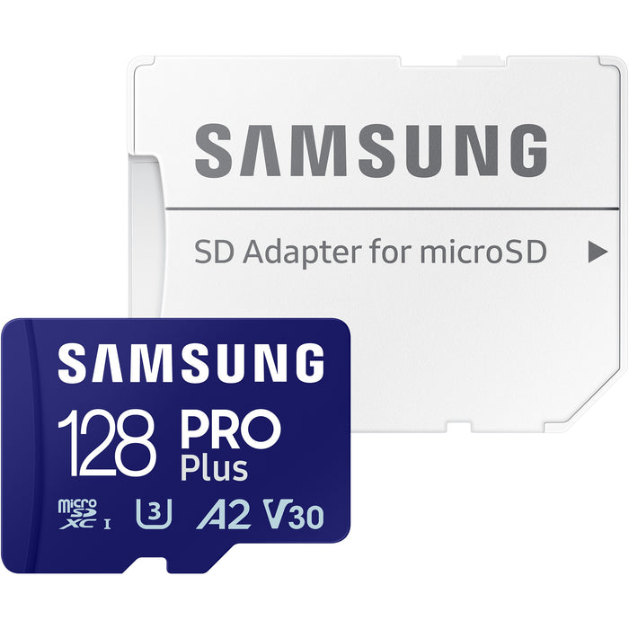 CARD 128GB Samsung PRO Plus microSD UHS-I U3 Full HD 4K UHD