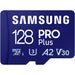 CARD 128GB Samsung PRO Plus microSD UHS-I U3 Full HD 4K UHD