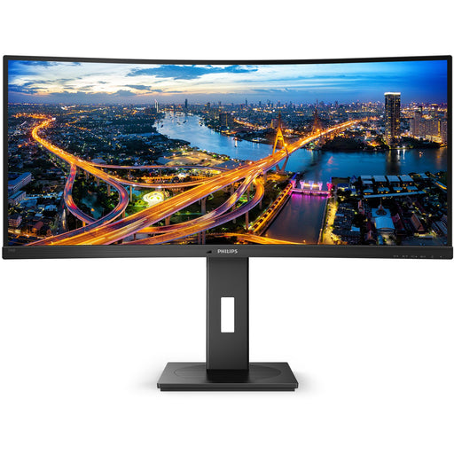 4cm/34" (3440x1440) Philips B Line 346B1C 21:9 UWQHD Curved 5ms 100Hz HDMI DP USB-C Speaker Black