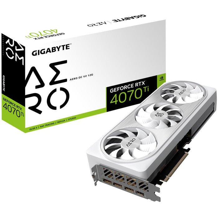 RTX 4070 Ti 12GB Gigabyte Aero OC V2 GDDR6X 3Fan