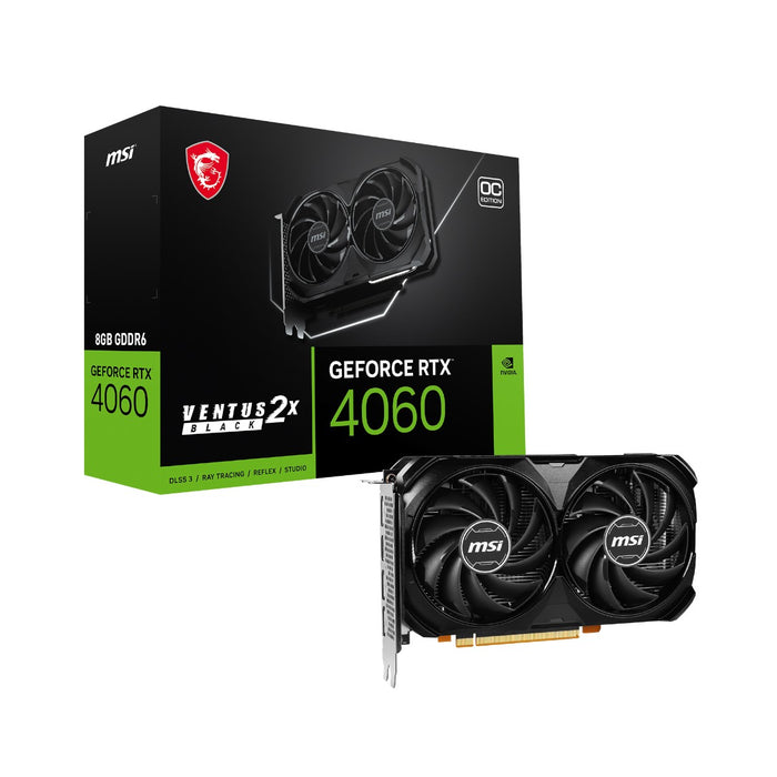 RTX 4060 8GB MSI Ventus 2X Black OC GDDR6