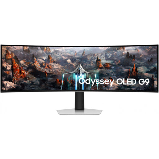 Custom Gaming Desktop PCs - Ireland - GAMEFORCE.IE-  124cm/49" (5120x1440) Samsung Odyssey G9 S49CG934SU Curved OLED DualQuadHD 240Hz DisplayHDR400 0,03ms DP MicroHDMI HDMI Speaker Silver