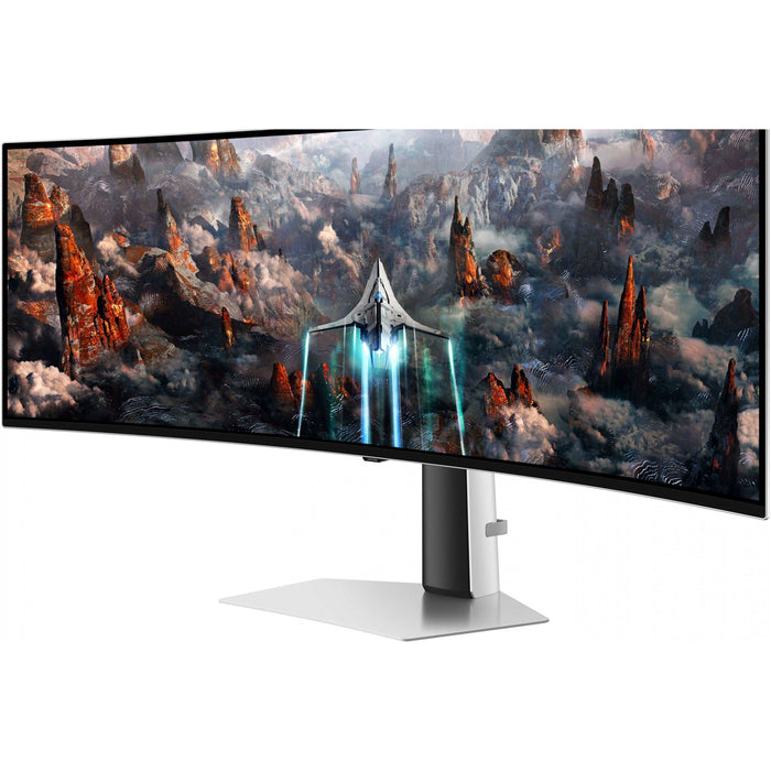 Custom Gaming Desktop PCs - Ireland - GAMEFORCE.IE-  124cm/49" (5120x1440) Samsung Odyssey G9 S49CG934SU Curved OLED DualQuadHD 240Hz DisplayHDR400 0,03ms DP MicroHDMI HDMI Speaker Silver