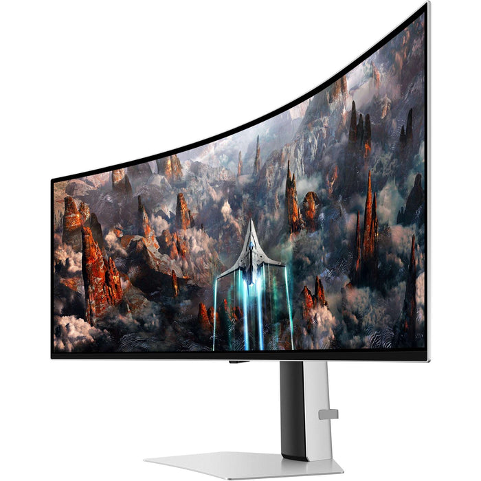 Custom Gaming Desktop PCs - Ireland - GAMEFORCE.IE-  124cm/49" (5120x1440) Samsung Odyssey G9 S49CG934SU Curved OLED DualQuadHD 240Hz DisplayHDR400 0,03ms DP MicroHDMI HDMI Speaker Silver