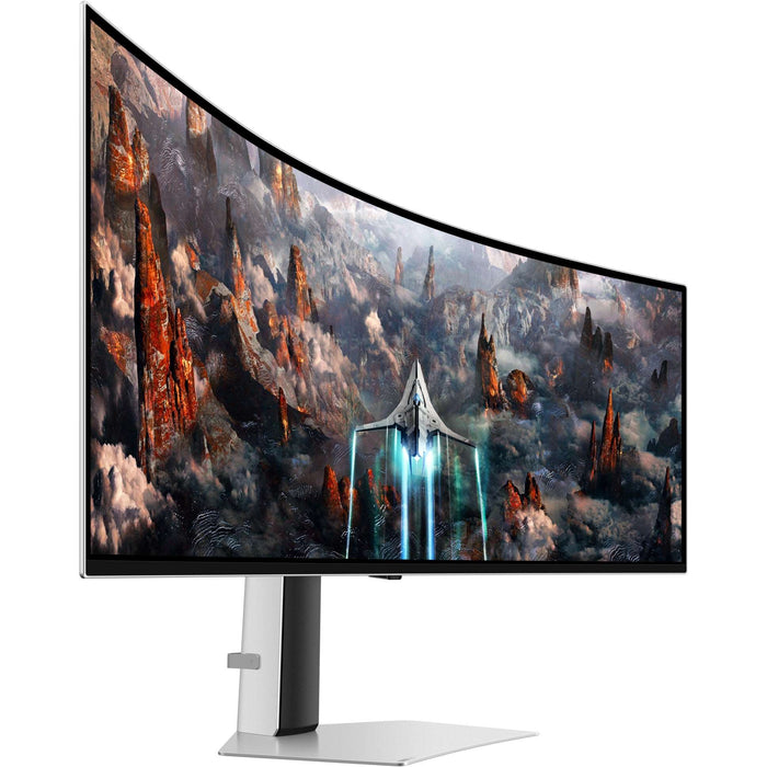 Custom Gaming Desktop PCs - Ireland - GAMEFORCE.IE-  124cm/49" (5120x1440) Samsung Odyssey G9 S49CG934SU Curved OLED DualQuadHD 240Hz DisplayHDR400 0,03ms DP MicroHDMI HDMI Speaker Silver