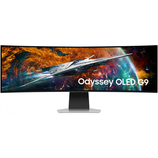 Custom Gaming Desktop PCs - Ireland - GAMEFORCE.IE-  124cm/49" (5120x1440) Samsung Odyssey OLED G9 S49CG954SU UWQHD 240Hz curved 0,03ms 2xUSB-C MiniDP MicroHDMI HDMI LS Silver