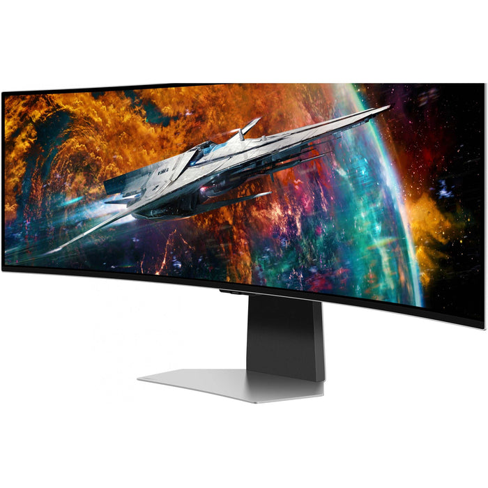 Displays - 124cm/49" (5120x1440) Samsung Odyssey OLED G9 S49CG954SU UWQHD 240Hz Curved 0,03ms 2xUSB-C MiniDP MicroHDMI HDMI LS Silver