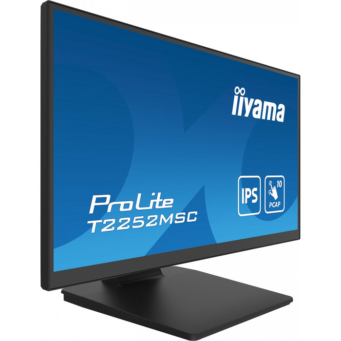 5" (1920x1080) iiyama T2252MSC-B2 16:9 FHD IPS Touch 5ms HDMI DP USB Speaker Black