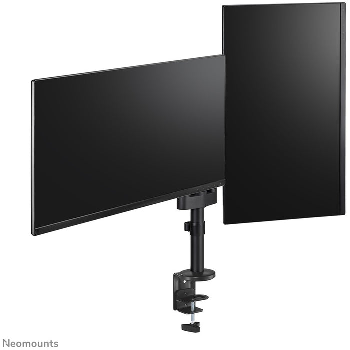 Tischhalterung für 2 Monitore (17"-27") max. 16kg - vollbeweglich - Neomounts Schwarz