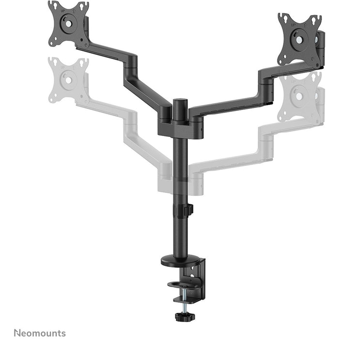 Tischhalterung für 2 Monitore (17"-27") max. 16kg - vollbeweglich - Neomounts Schwarz