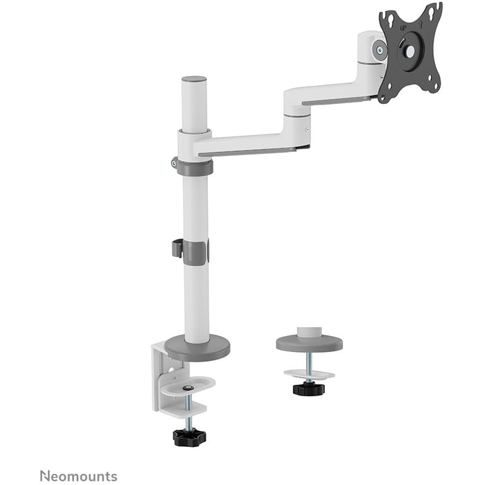 Tischhalterung für Monitor Gelenkarm (17"-27") max. 8kg - Neomounts Weiß
