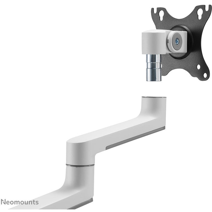 Tischhalterung für 2 Monitore (17"-27") max. 16kg - vollbeweglich - Neomounts Weiß